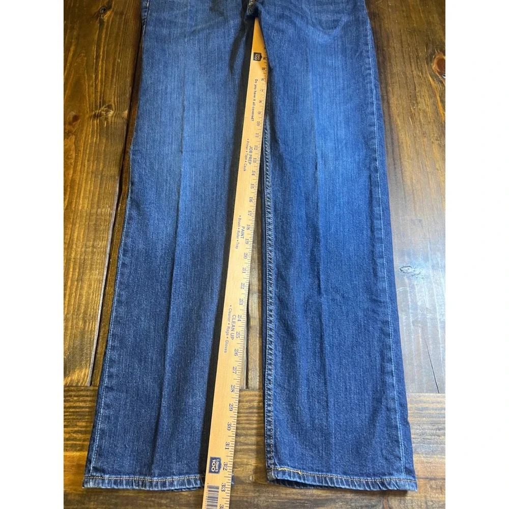 Levis 505 Regular Fit Straight Leg Mens Jeans Dark‎ Wash Indigo W36 L34